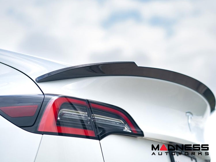 Tesla Model Y Rear Spoiler Carbon Fiber